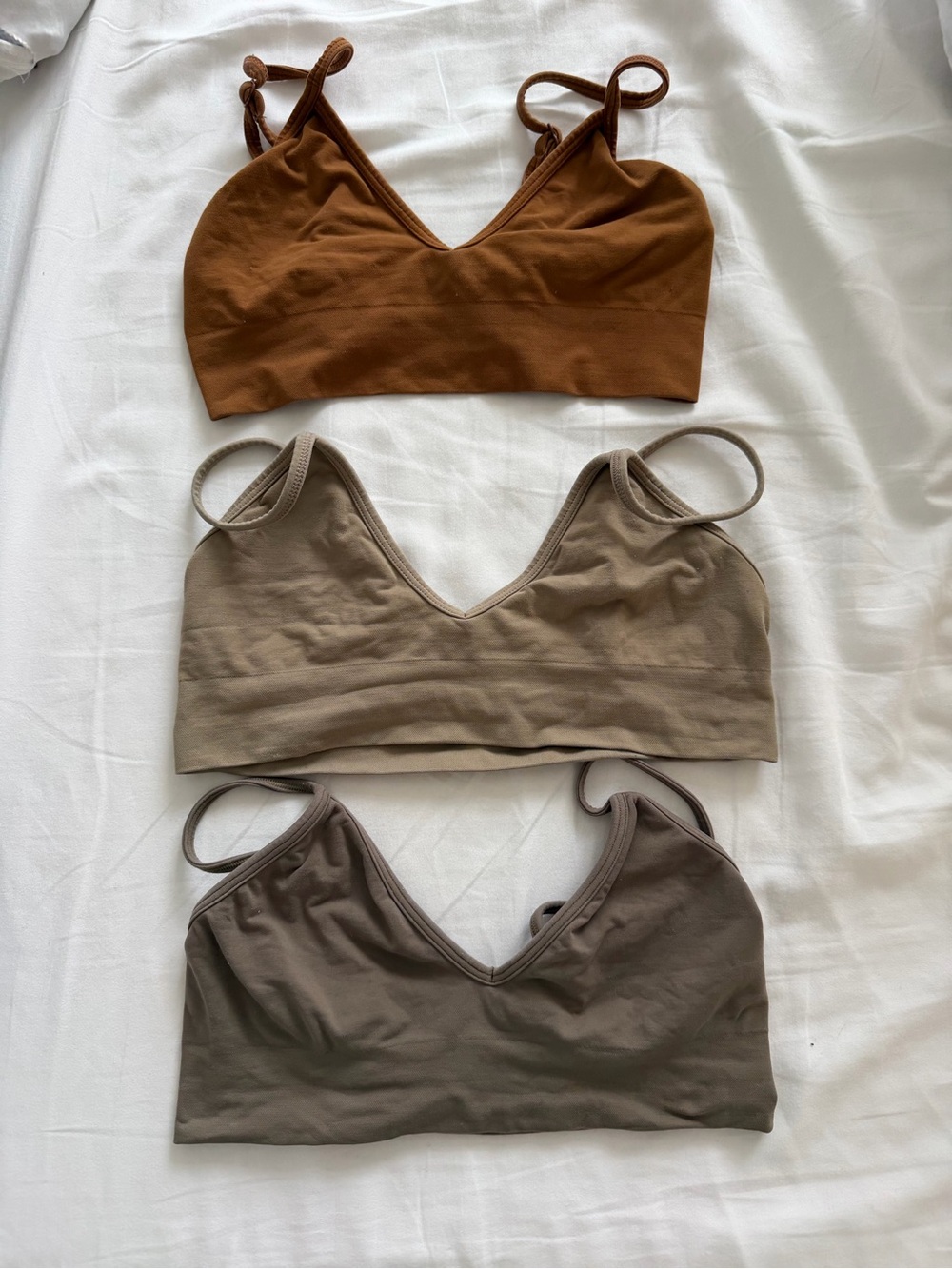 SKIMS Seamless Bralette Trio